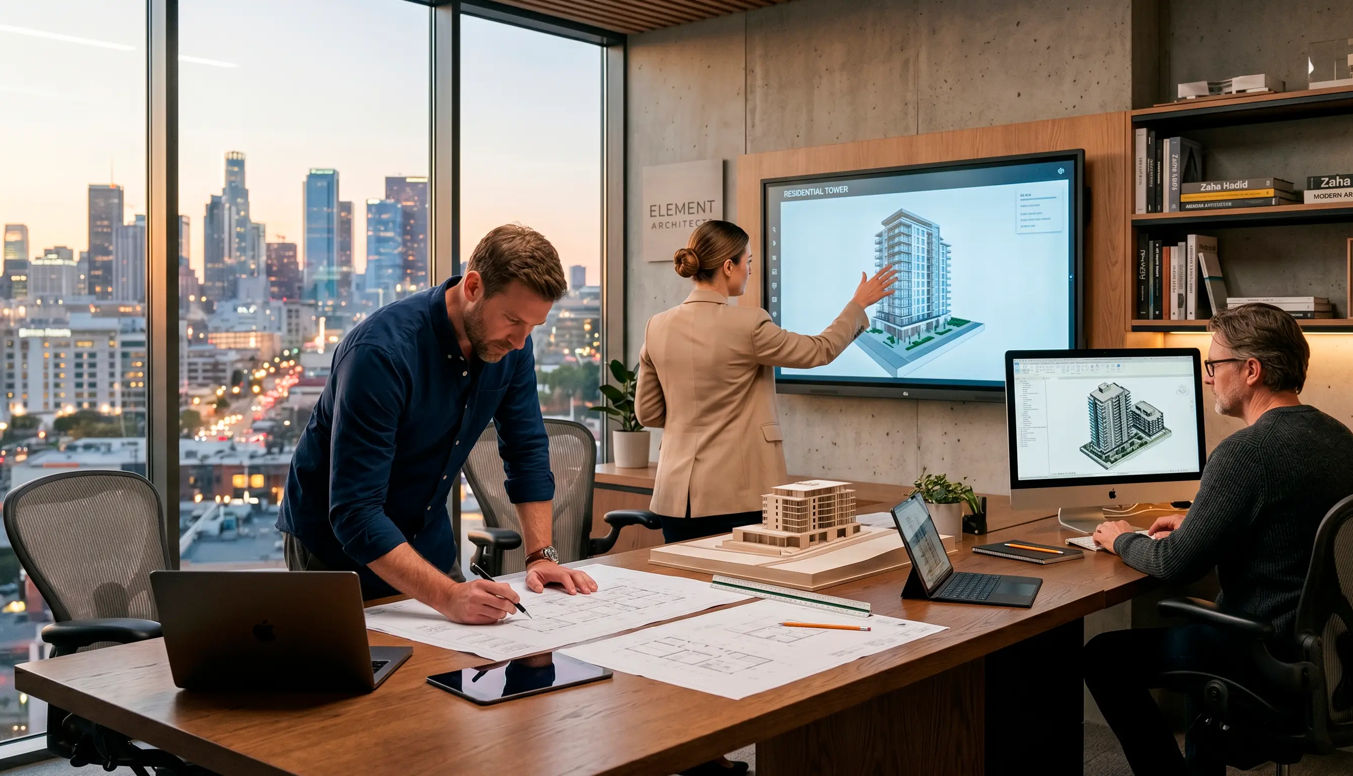 Antonio Rivera o equipo de ARL Construcciones trabajando en una obra activa